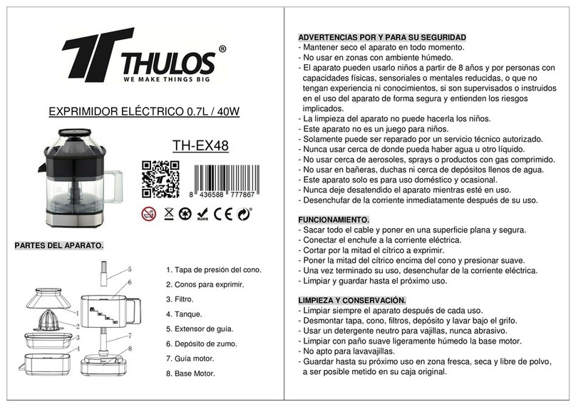 Thulos TH-EX48 quick start guide