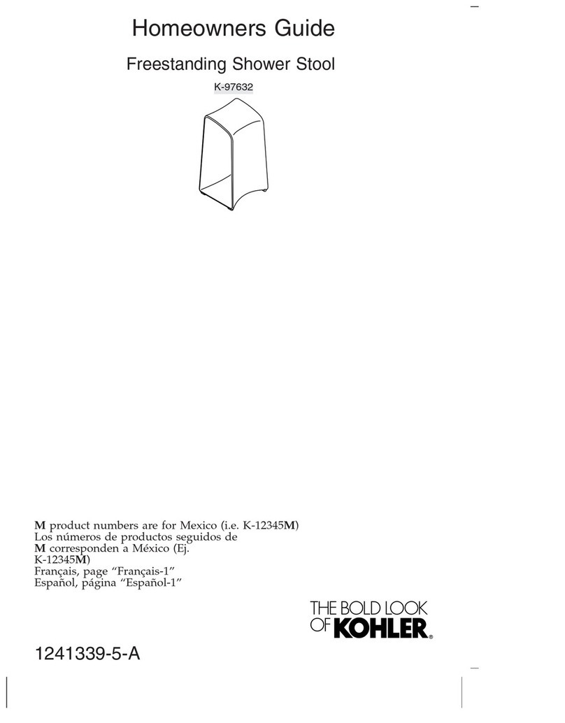 Kohler K-97632 Assembly instructions