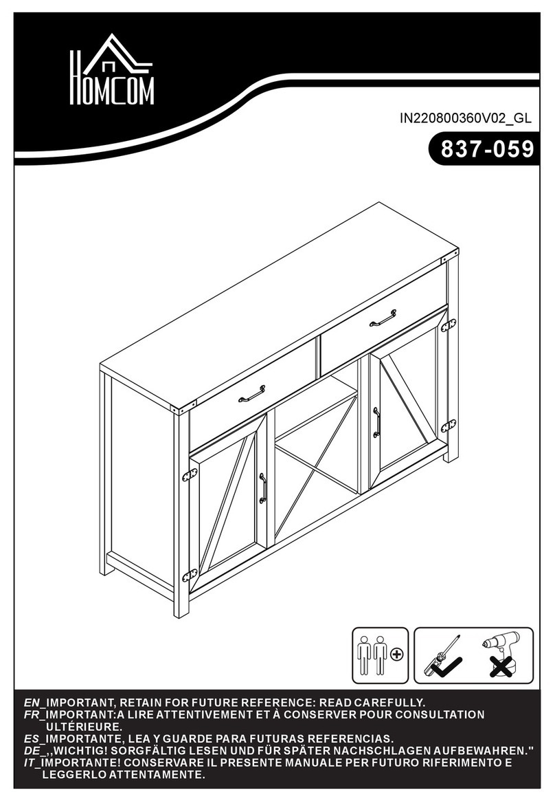 HOMCOM 837-059 User manual