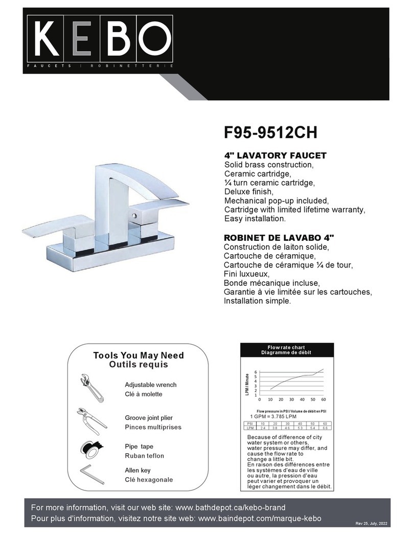 Kebo F95-9512CH installation instructions Kebo F95-9512CH installation instructions