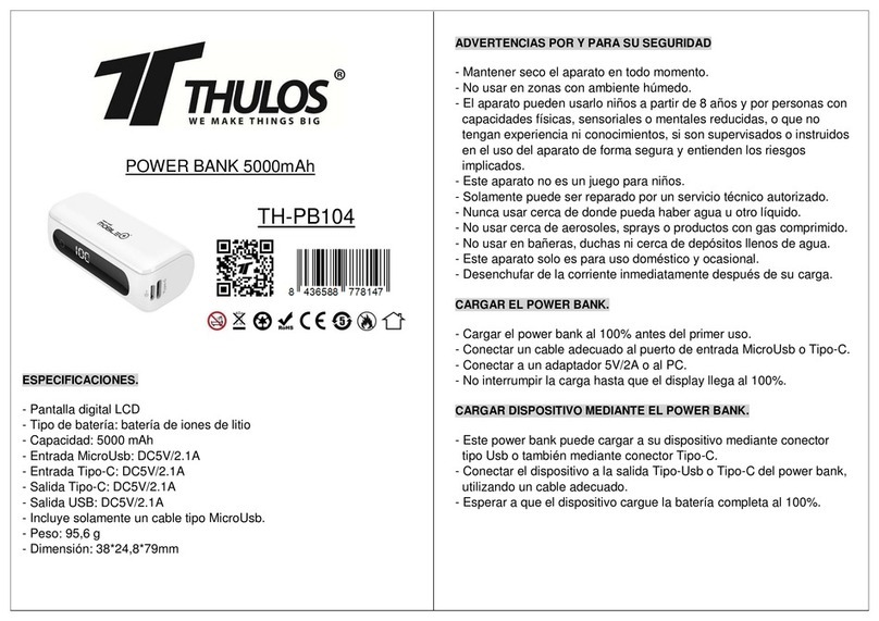 Thulos TH-PB104 quick start guide