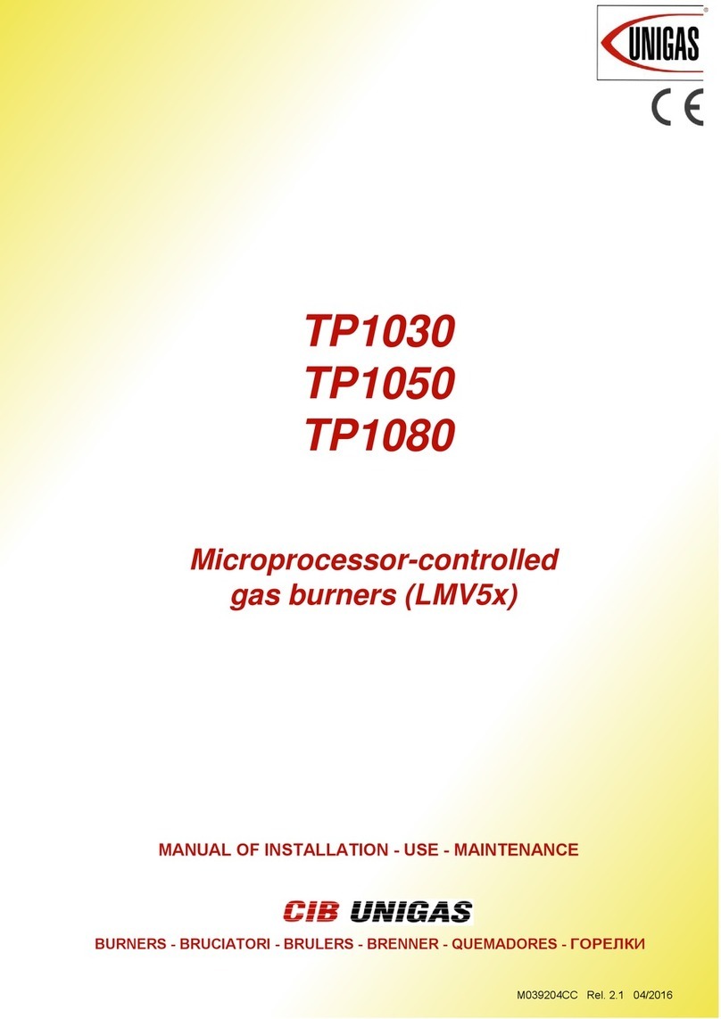 CIB UNIGAS TP1030 Operating manual