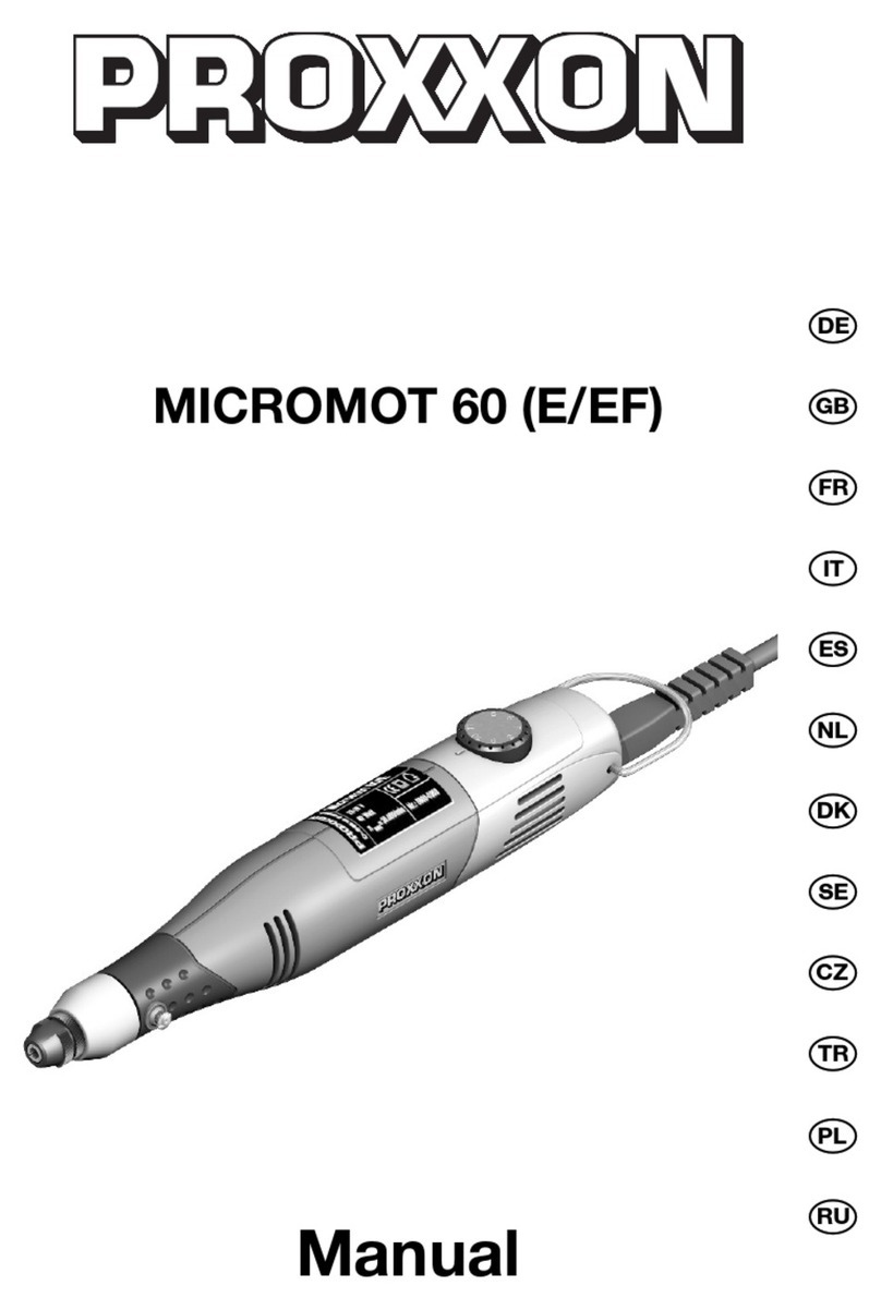 Proxxon MICROMOT 60 EF manual