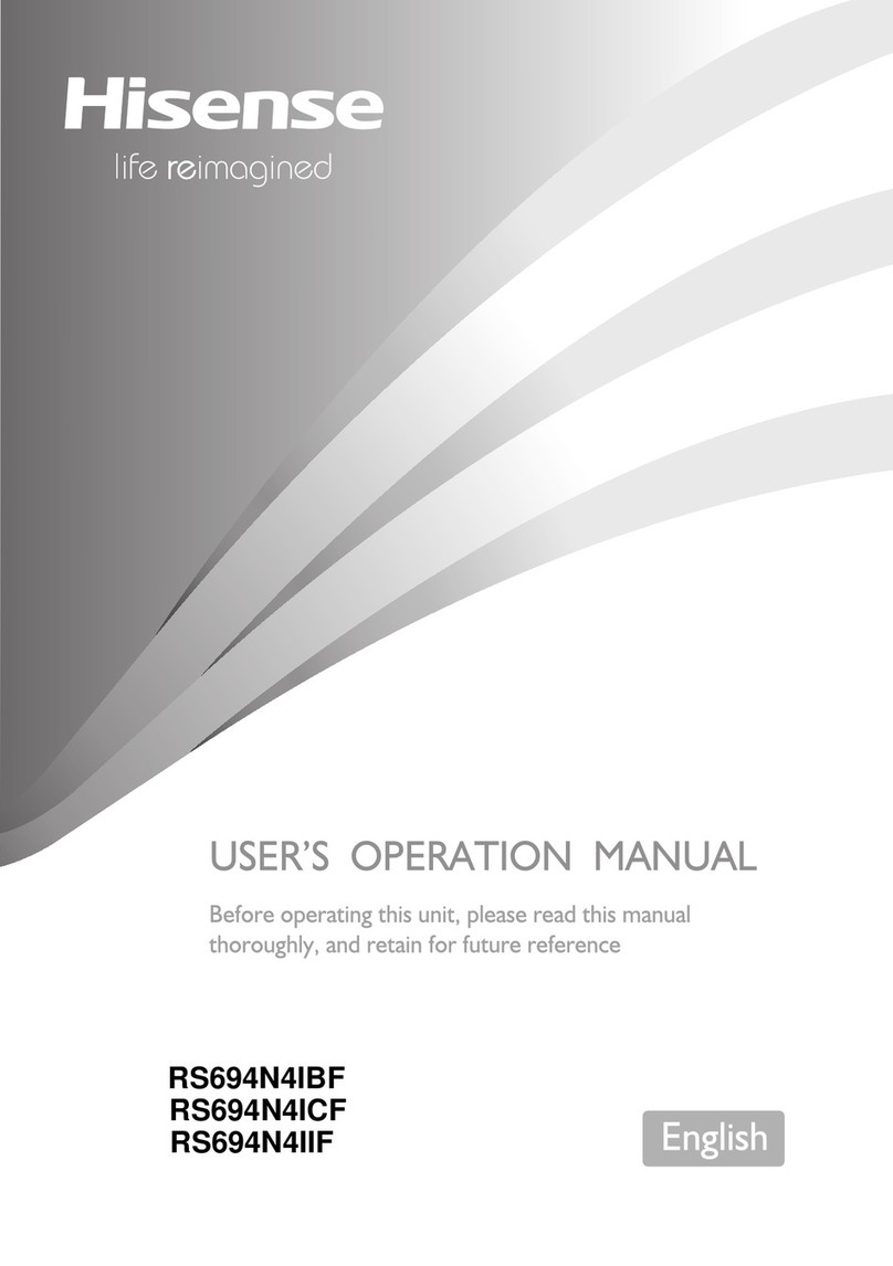 Hisense RS694N4IBF User manual