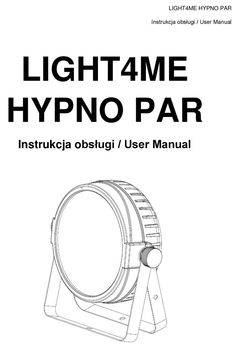 Light4Me HYPNO PAR User manual