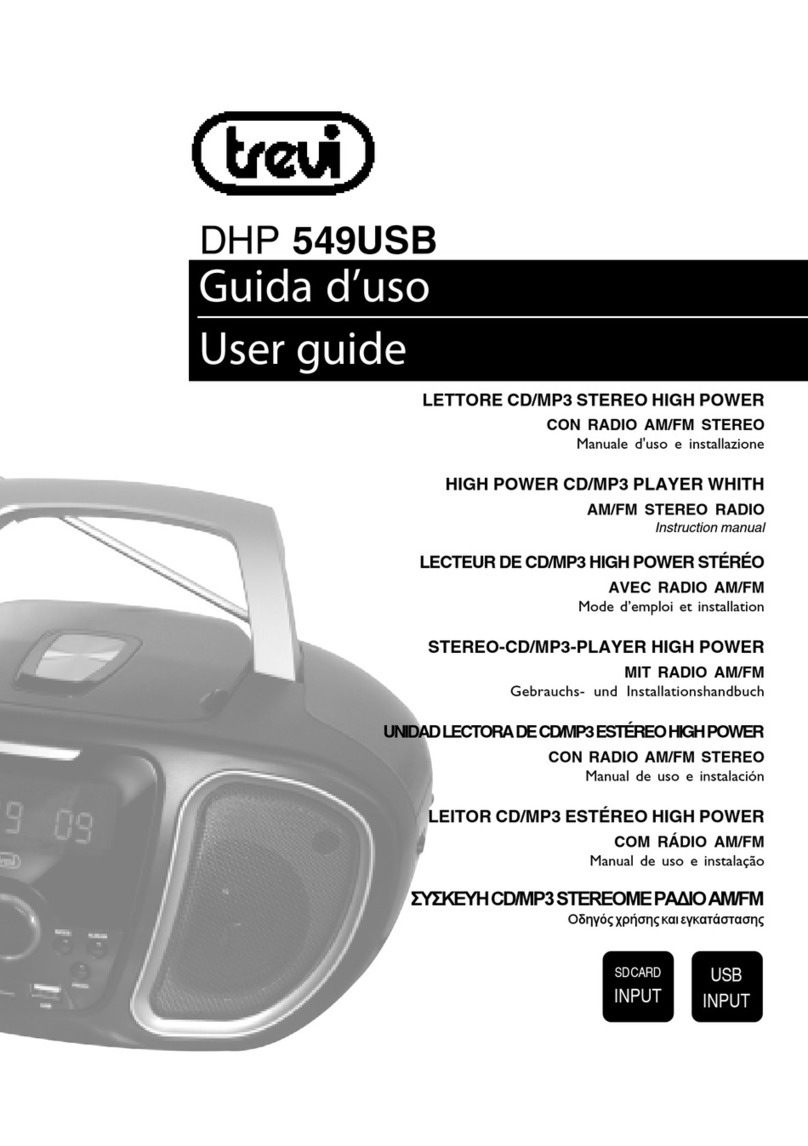 Trevi DHP 549USB user guide