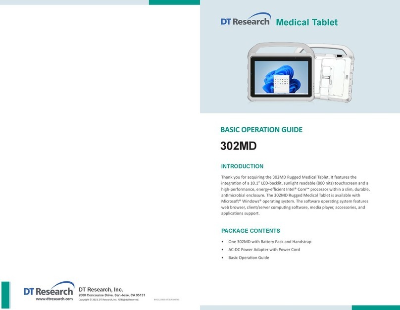 DT Research 302MD Basic operation guide