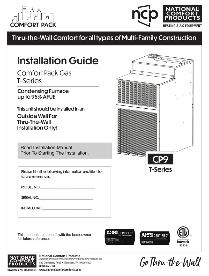 NCP Comfort Pack CP9 T Series installation guide