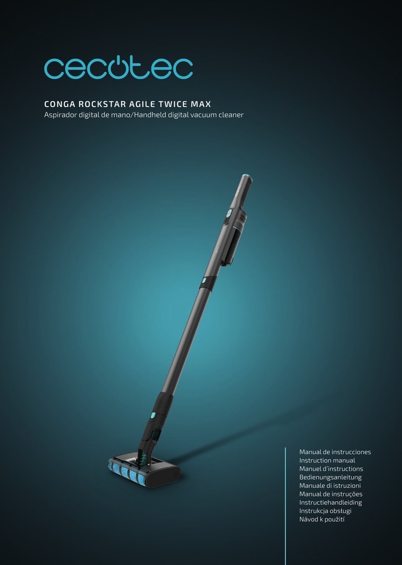 cecotec Conga Rockstar Agile Twice Max instruction manual
