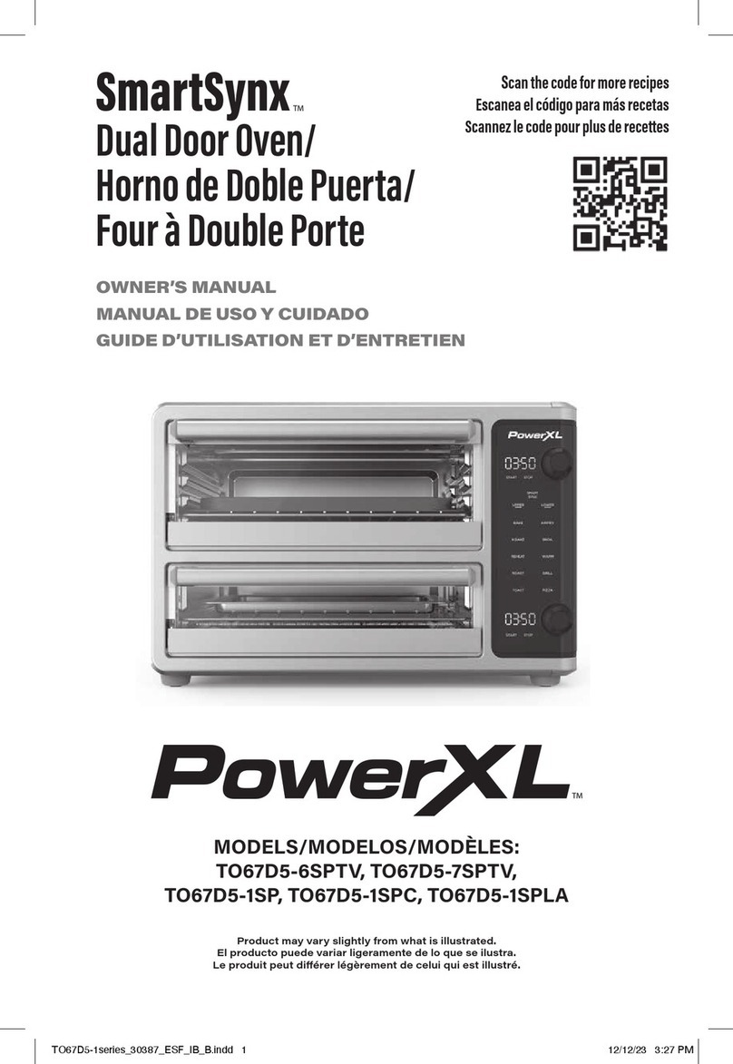 PowerXL SmartSynx TO67D5-6SPTV owner's manual