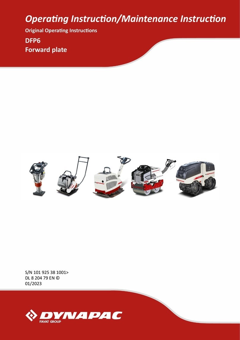 Fayat Dynapac DFP6 operating instructions