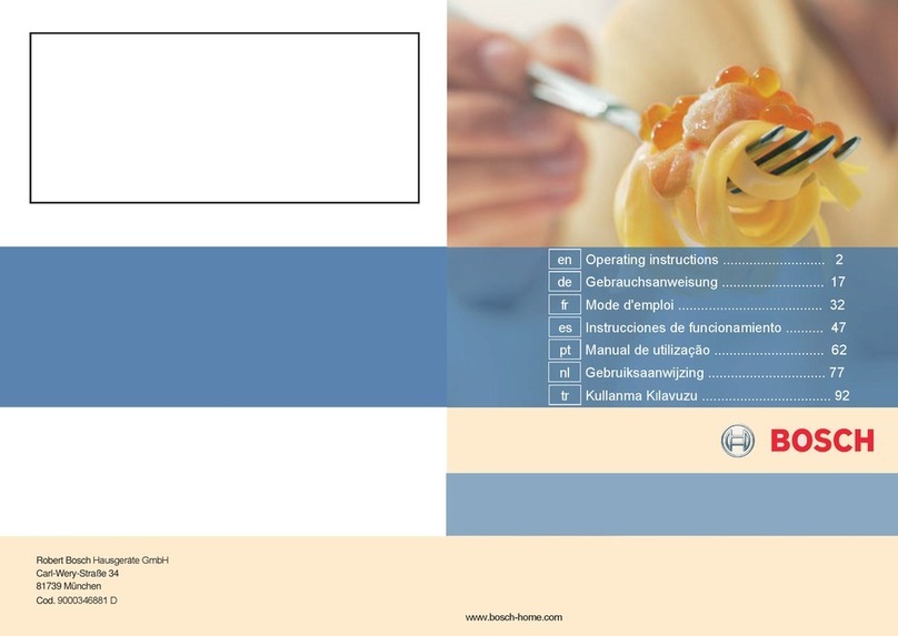 Bosch PRS926B90E User manual Bosch PRS926B90E User manual