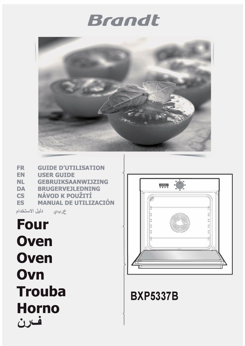 Brandt BXP5337B User manual