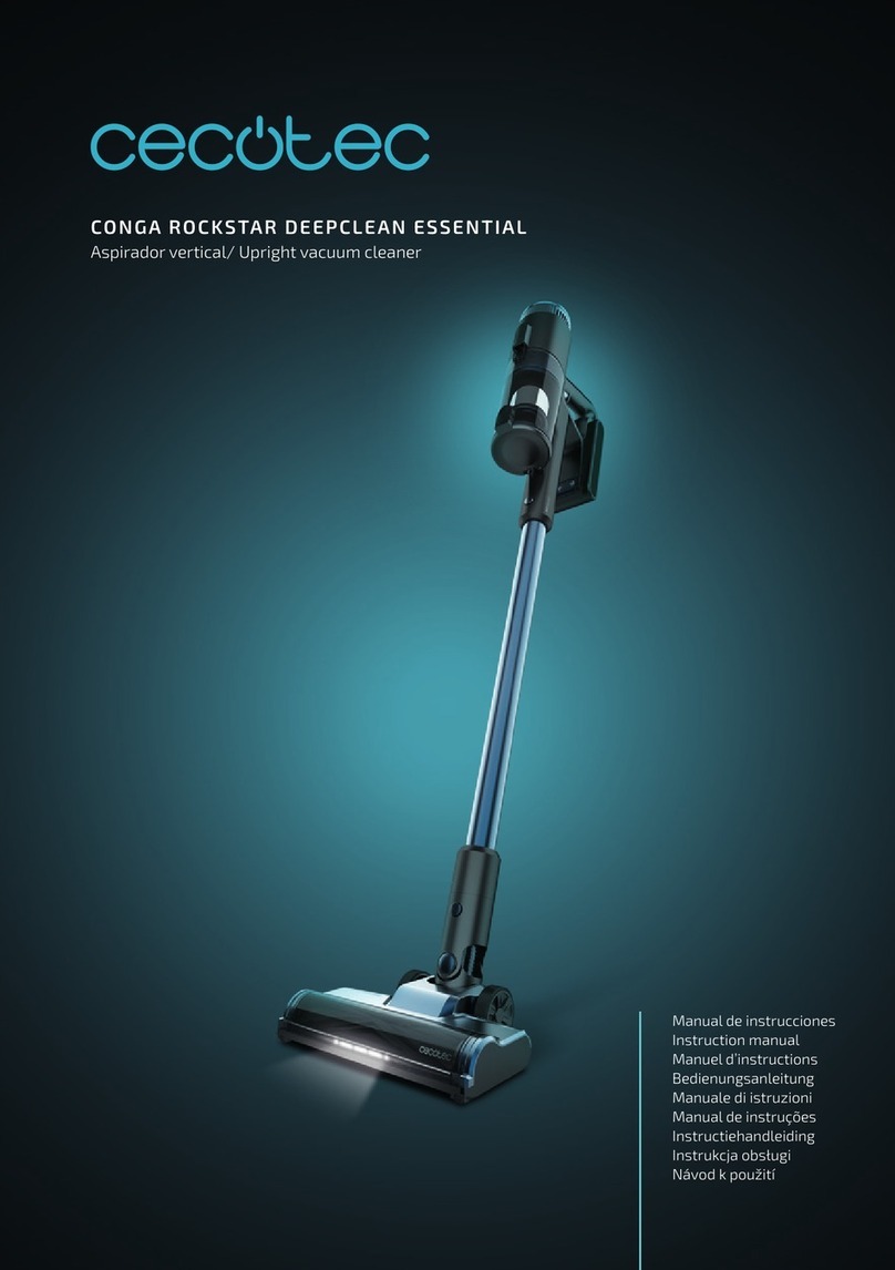 cecotec Conga Rockstar DeepClean Essential instruction manual