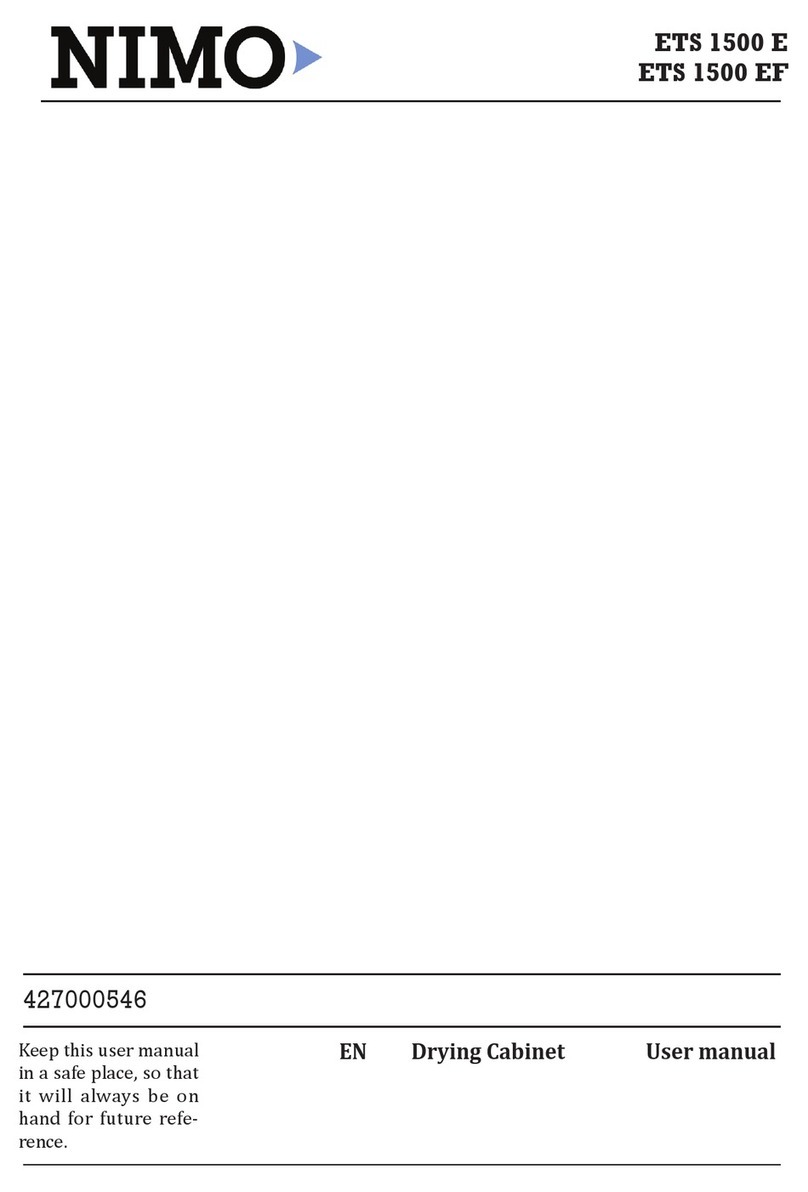 NIMO ETS 1500 E user manual