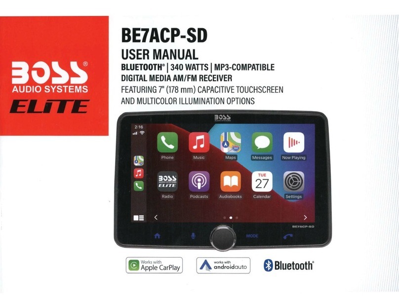 BOSSCO ELITE BE7ACP-SD user manual