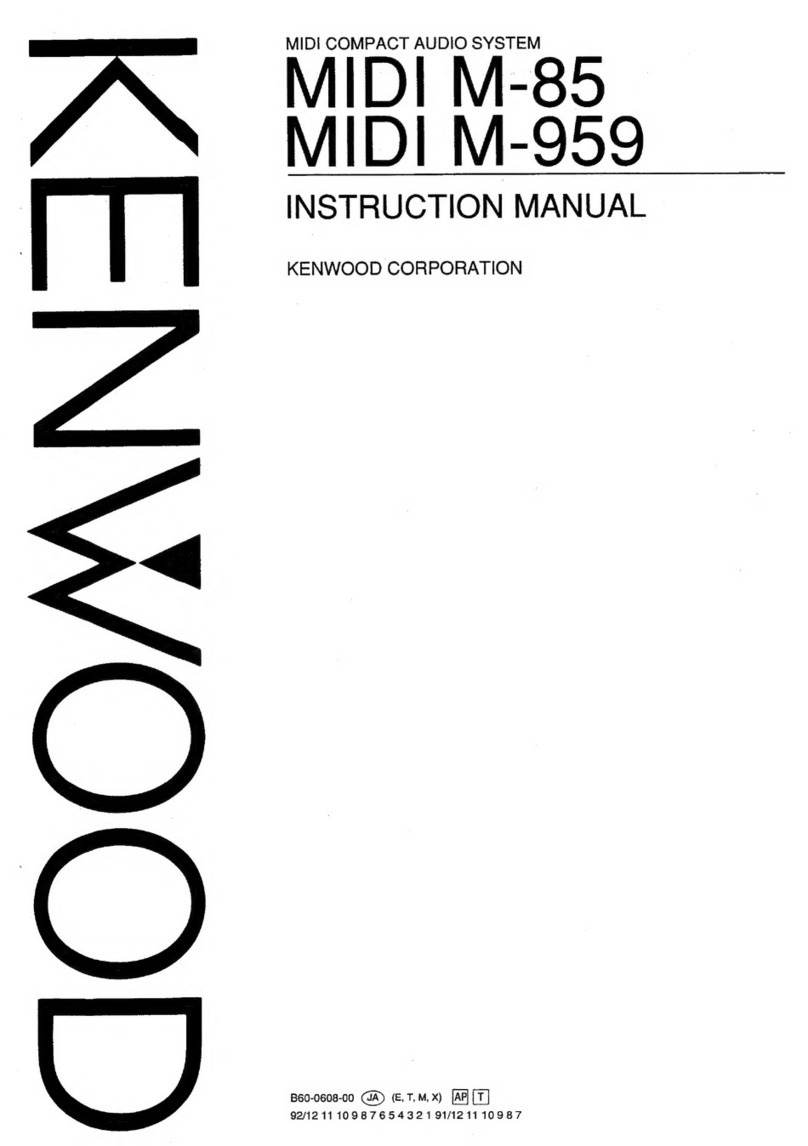 Kenwood MIDl M-85 instruction manual