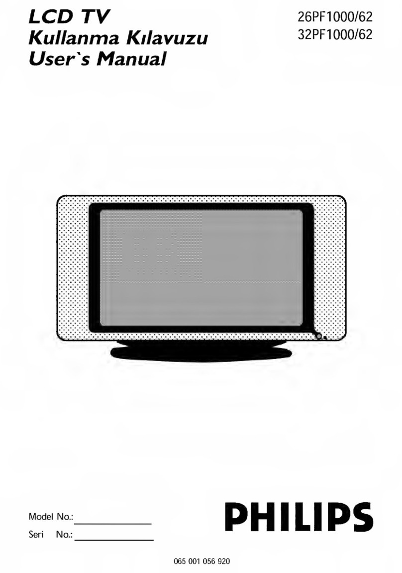 Philips 26PF1000/62 User manual