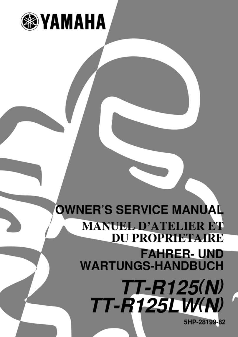Yamaha TT-R125(N) 2000 Application guide