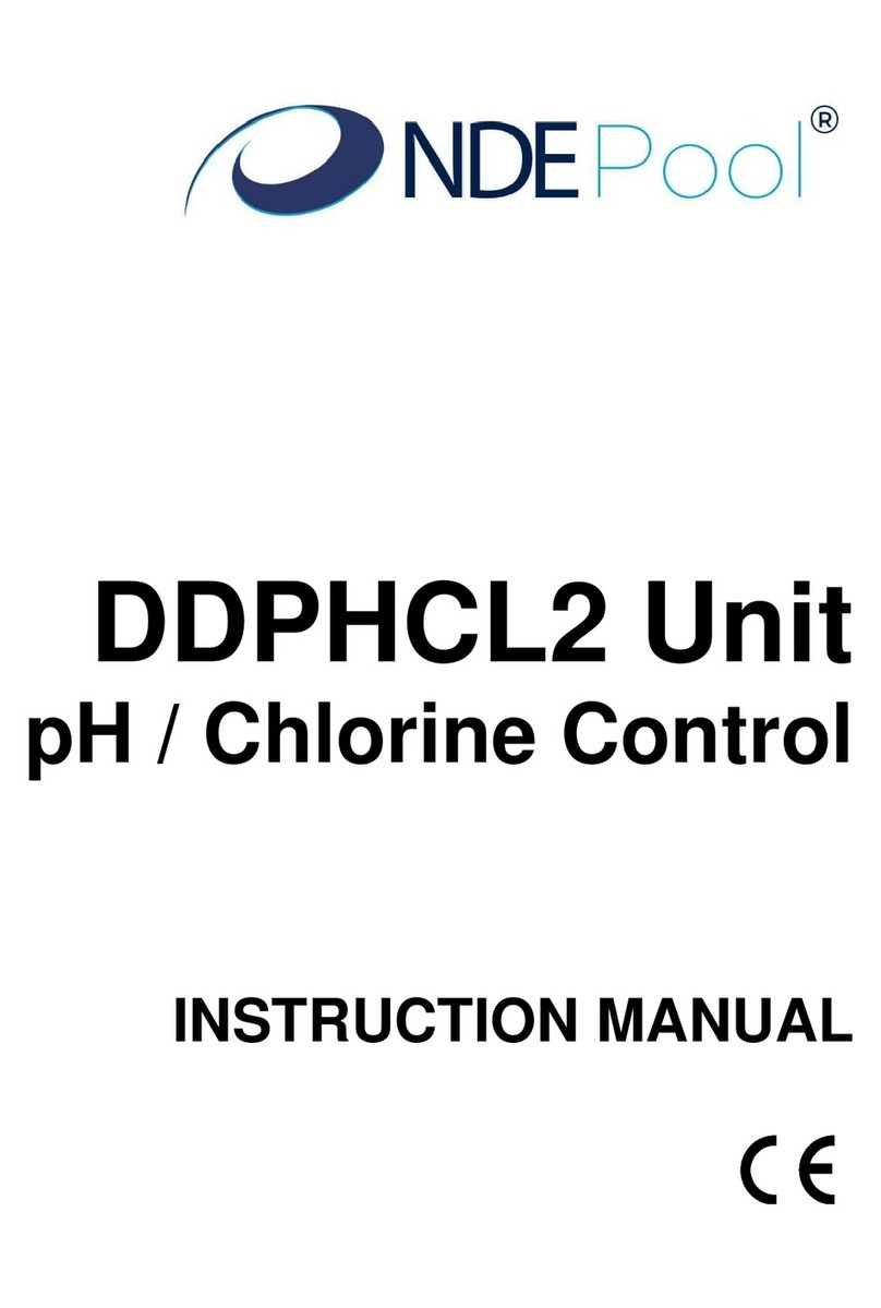 NDE Pool DDPHCL2 User manual
