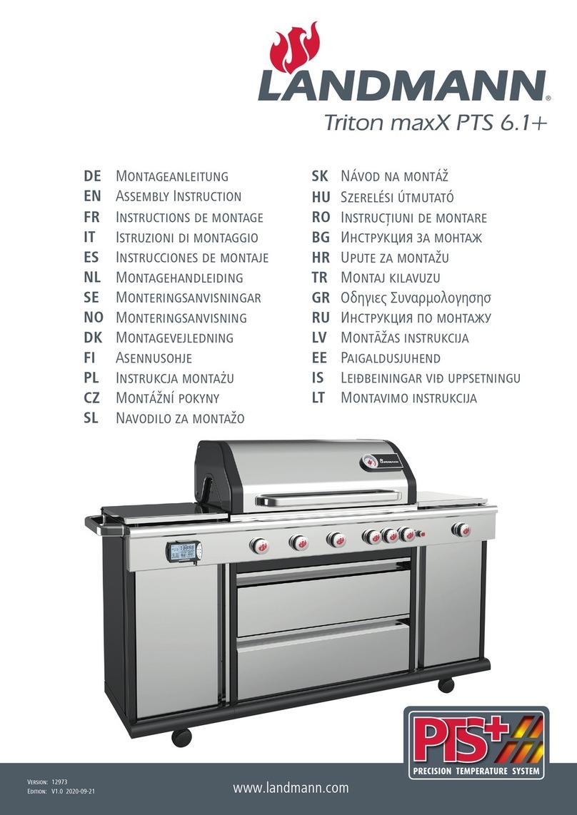 Landmann Triton maxX PTS 6.1+ Assembly instruction