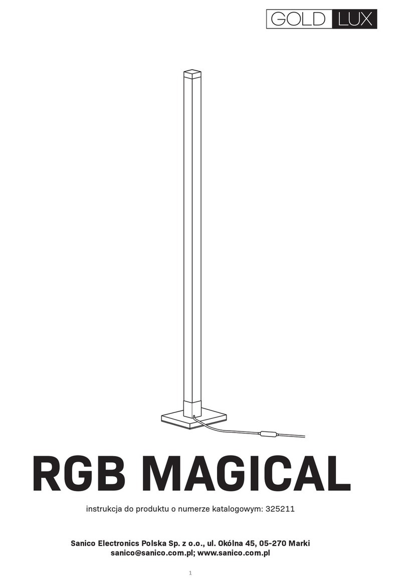 GOLDLUX RGB MAGICAL installation instructions