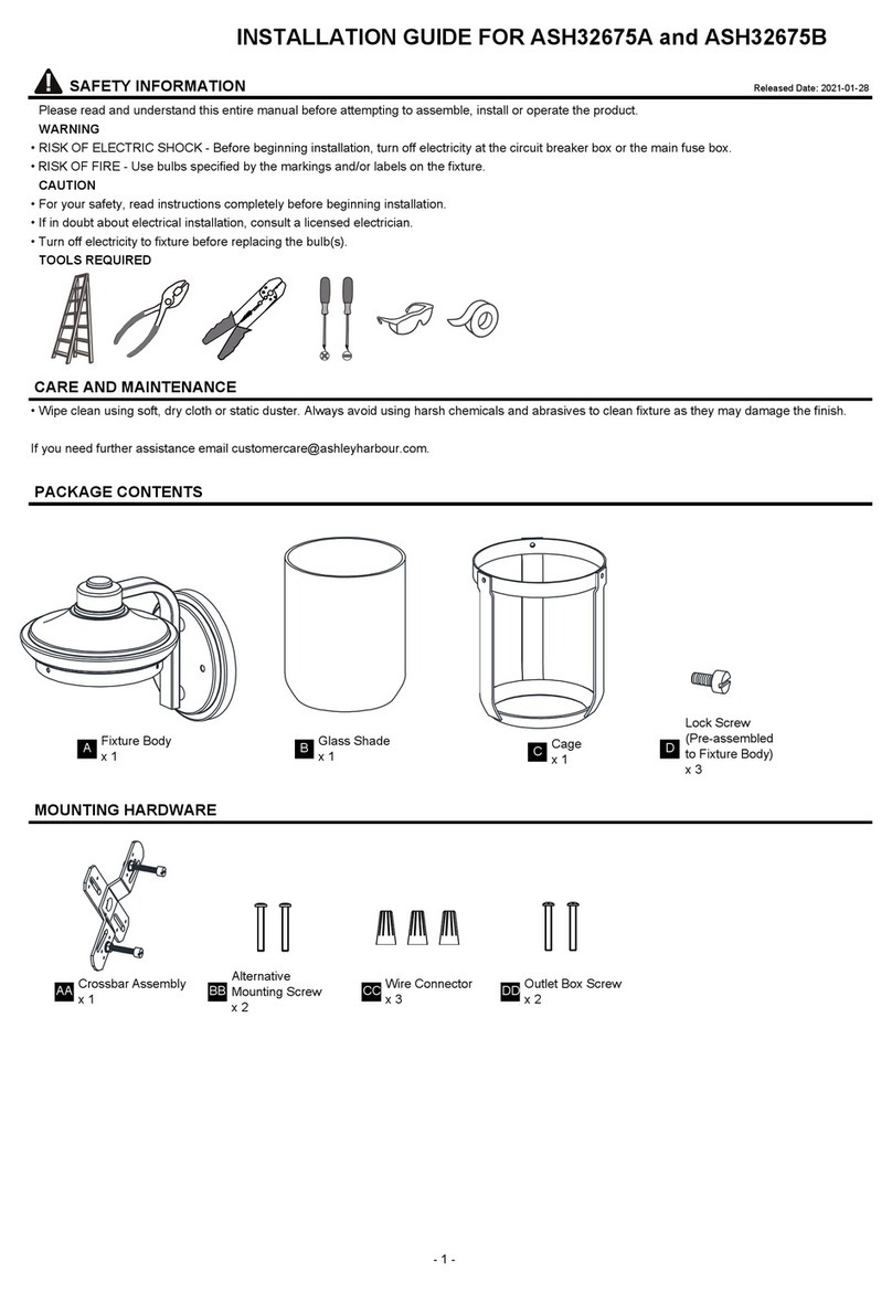 Ashley Harbour ASH32675A installation guide