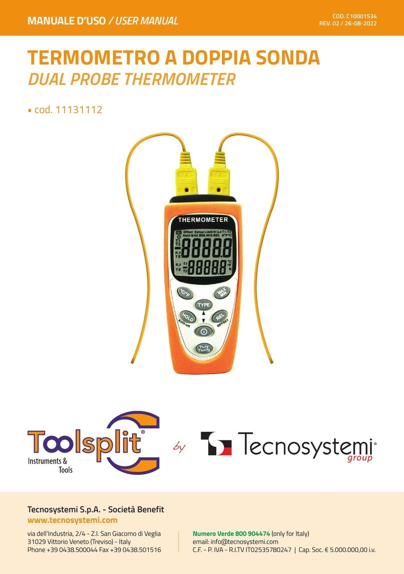 Tecnosystemi Toolsplit 11131112 user manual