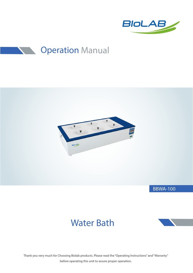 BioLAB BBWA-100 Operation manual