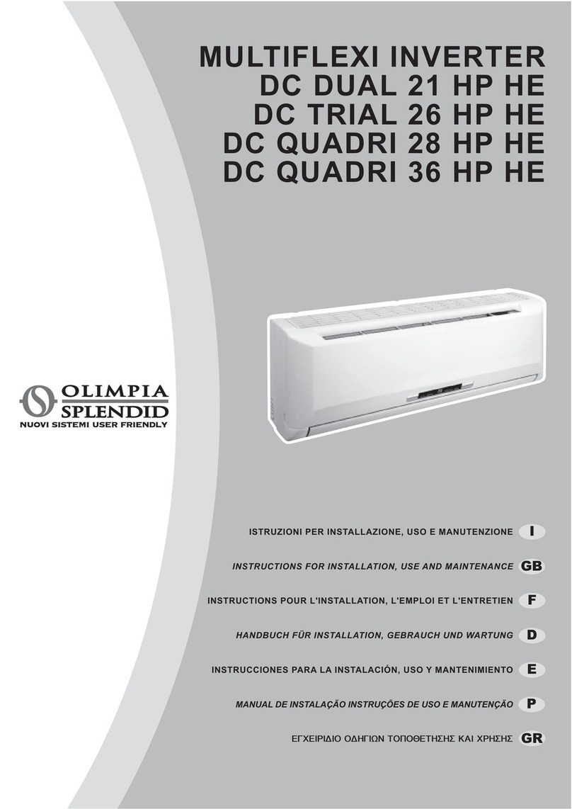 Olimpia splendid DC DUAL 21 HP HE Parts list manual