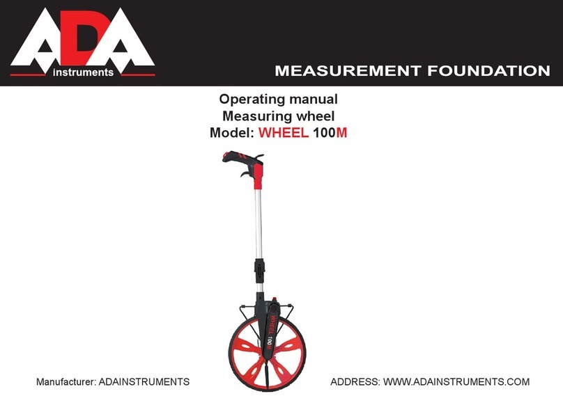 ADA INSTRUMENTS WHEEL 100M User manual ADA INSTRUMENTS WHEEL 100M User manual