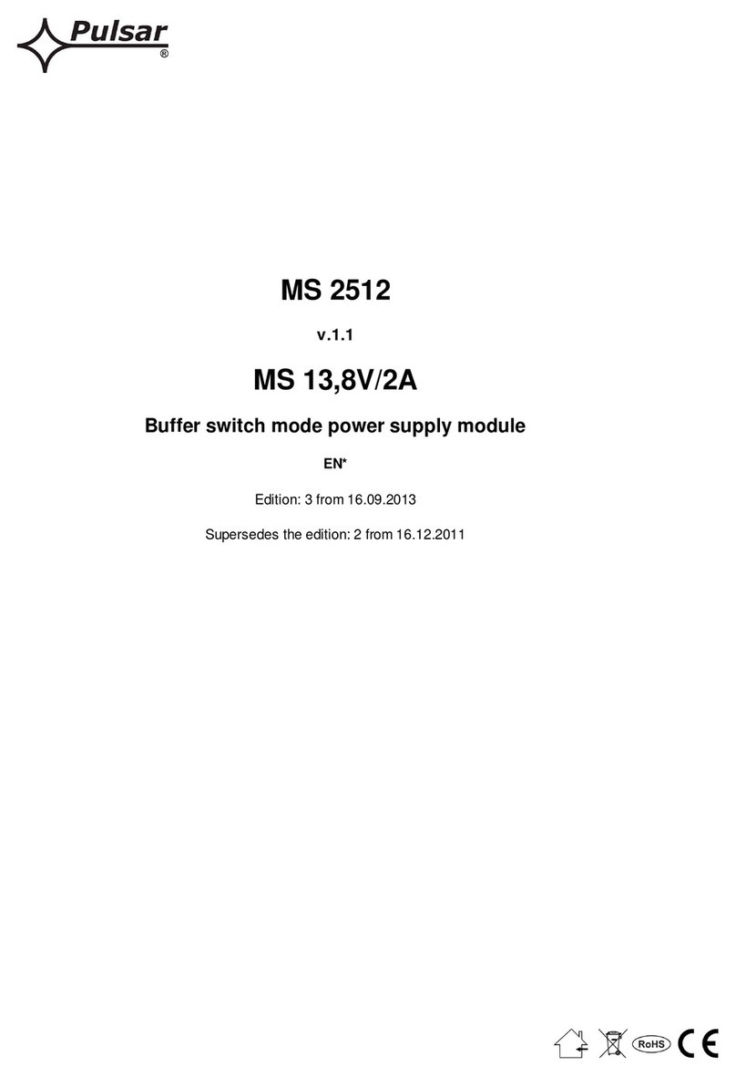 Pulsar MS 2512 User manual