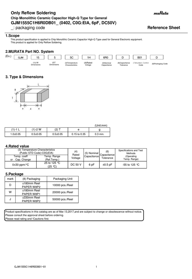 Murata GJM1555C1H6R0DB01 Series User manual