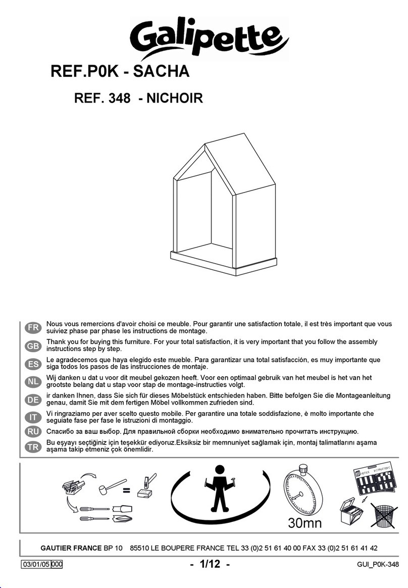 Galipette P0K-SACHA 348 quick start guide