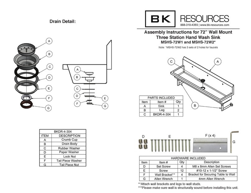 BK RESOURCES MSHS-72W1 Assembly instructions BK RESOURCES MSHS-72W1 Assembly instructions