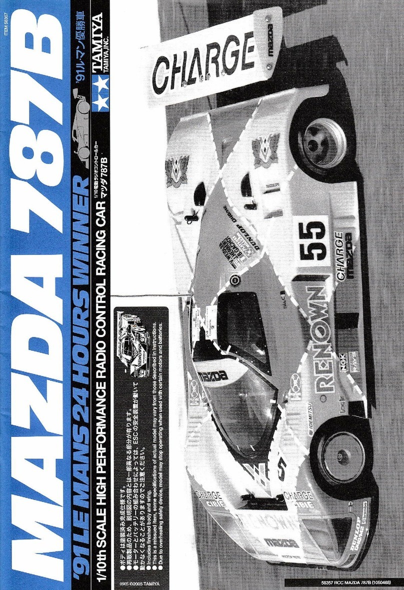 Tamiya MAZDA 787B User manual Tamiya MAZDA 787B User manual