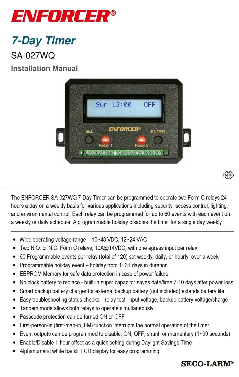 ENFORCER SA-027WQ installation manual
