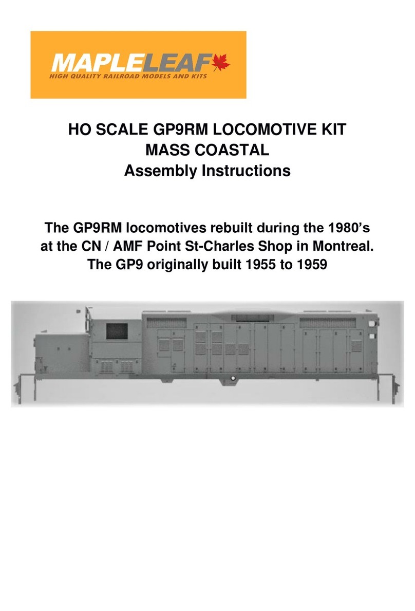 Maple Leaf GP9RM Assembly instructions