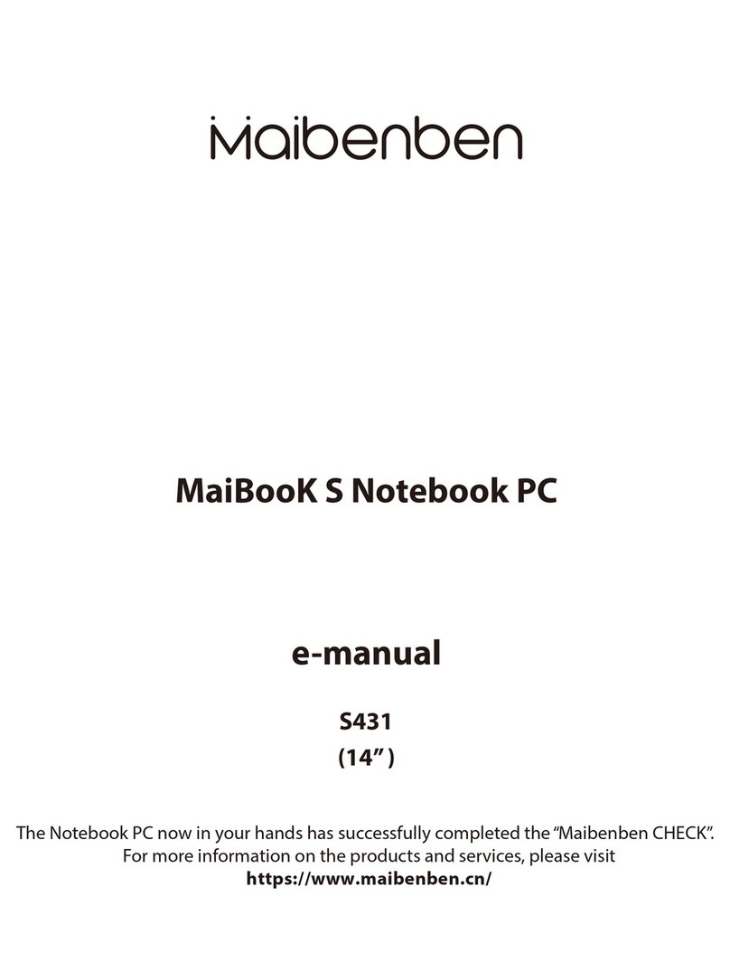Maibenben MaiBook S E-manual