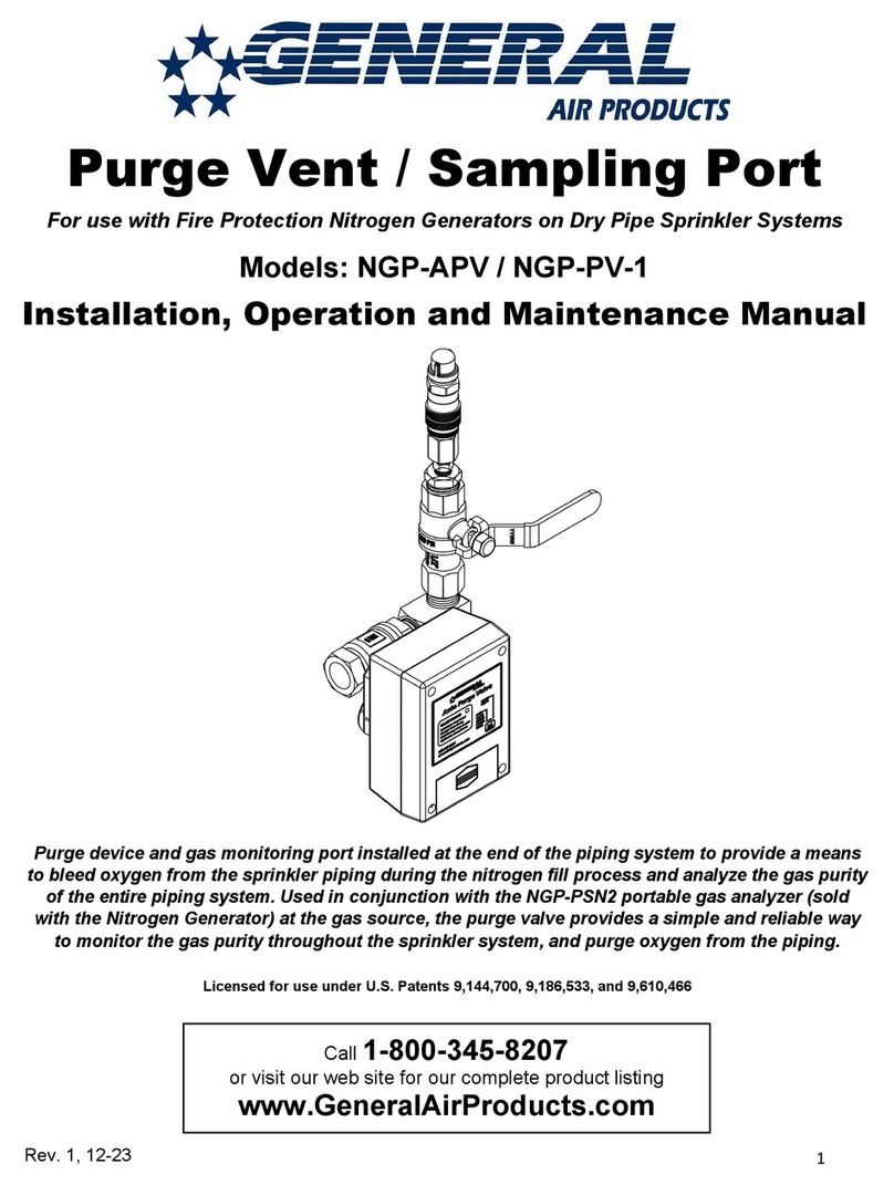 General Air Products NGP-APV User manual