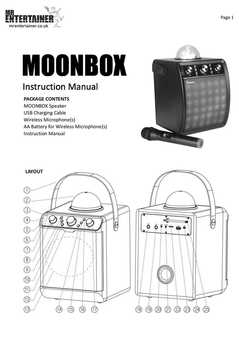 Mr. Entertainer MOONBOX instruction manual