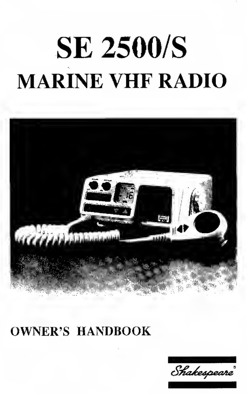 Shakespeare Electronic SE 2500/S User guide