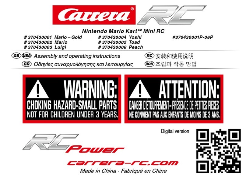 Carrera RC Nintendo Mario Kart Mini RC User manual