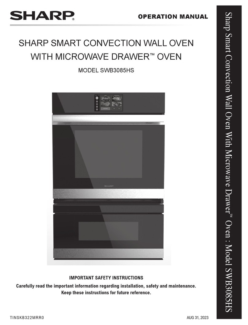 Sharp SWB3085HS User manual