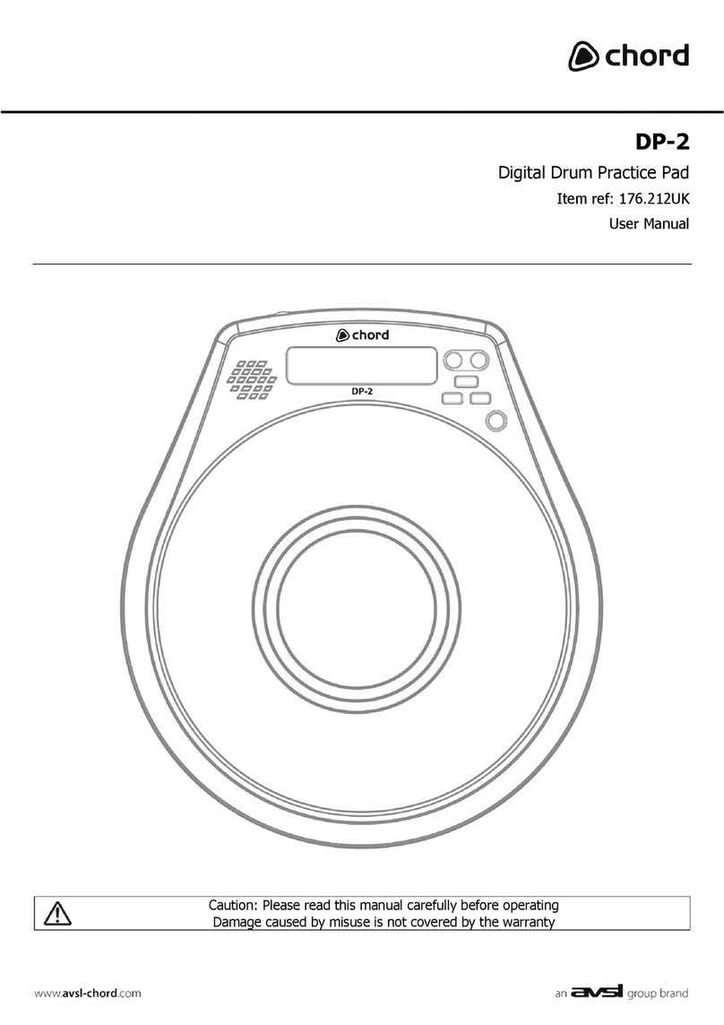 Avsl chord DP-2 user manual