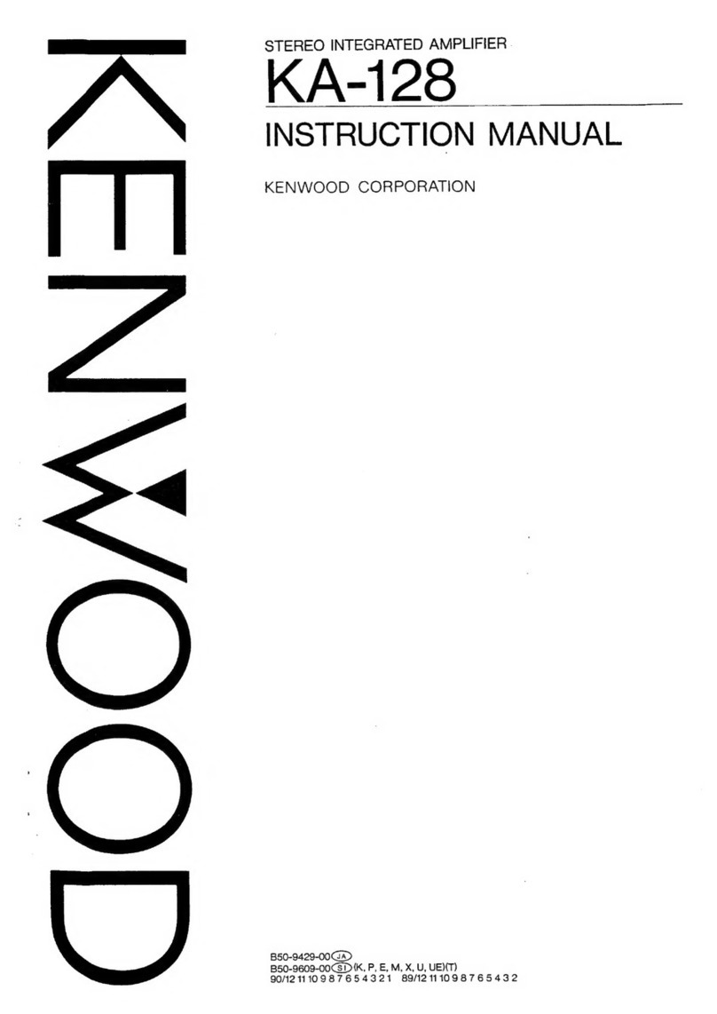 Kenwood KA-128 User manual