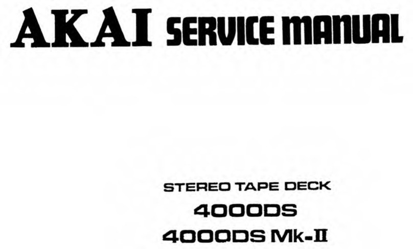 Akai 4000DS Mk-II User manual
