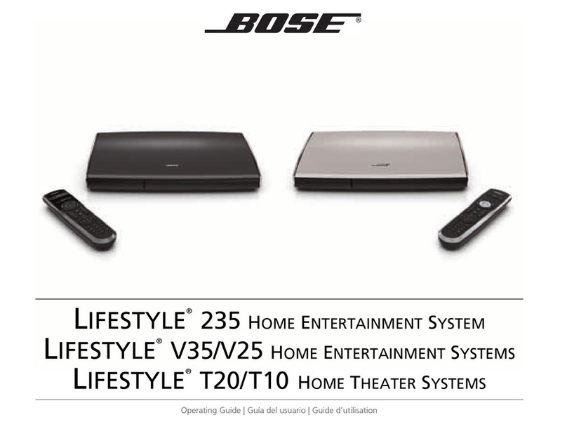 Bose LIFESTYLE V25 User manual
