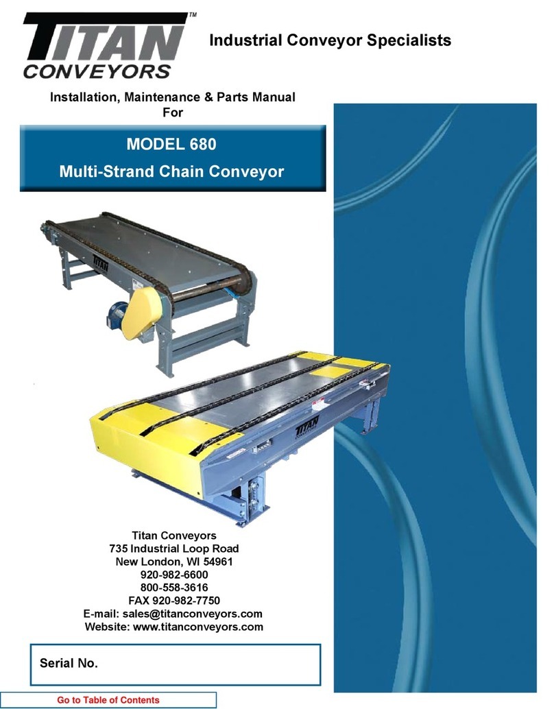 Titan 680 Installation, maintenance & parts manual