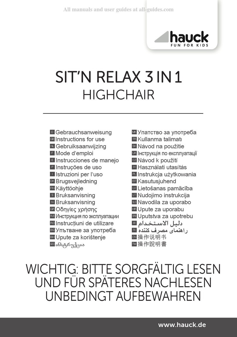 Hauck Sit'n Relax User manual
